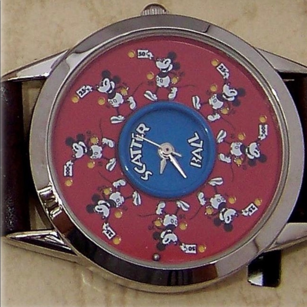Rare Disney Mickey Mouse Scatter Ball Watch